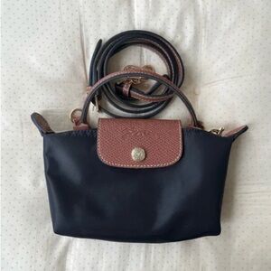 Longchamp Le Pliage Original Black Clutch Bag Women